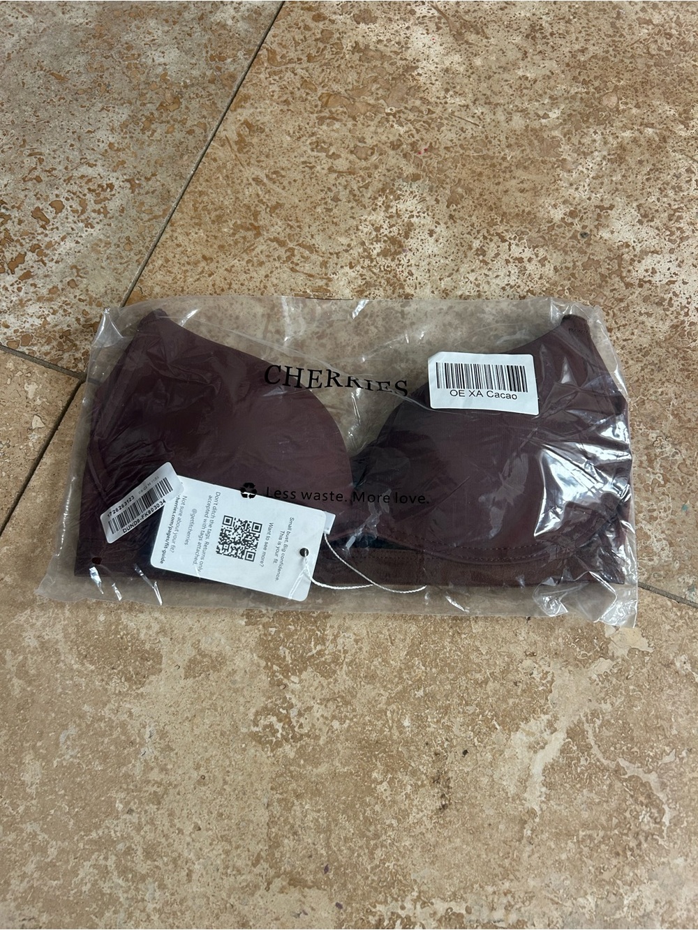 Cherries Elegance Mocha Seamless Bra